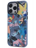 Newface Apple iPhone 14 Pro Max Kılıf Prada Desenli Kapak - Prada Pembe - 1