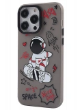 Newface Apple iPhone 14 Pro Max Kılıf Prada Desenli Kapak - Prada Siyah - 1