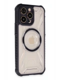 Newface Apple iPhone 14 Pro Max Kılıf Prag Magneticsafe Kapak - Siyah