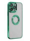 Newface Apple iPhone 14 Pro Max Kılıf Slot Silikon - Köknar Yeşili