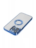 Newface Apple iPhone 14 Pro Max Kılıf Slot Silikon - Mavi