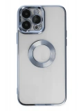 Newface Apple iPhone 14 Pro Max Kılıf Slot Silikon - Sierra Blue