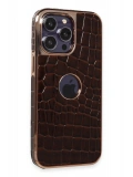 Newface Apple iPhone 14 Pro Max Kılıf Snake Kapak - Bordo