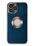 Newface Apple iPhone 14 Pro Max Kılıf Store Silikon - Mavi