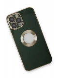 Newface Apple iPhone 14 Pro Max Kılıf Store Silikon - Yeşil