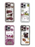 Newface Apple iPhone 14 Pro Max Kılıf Sweet Desenli Silikon Kapak - Pembe
