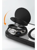 Newface Apple iPhone 14 Pro Max Kılıf Teleskop Lens Magsafe Silikon Kapak - Siyah