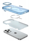 Newface Apple iPhone 14 Pro Max Kılıf Troy Magsafe Kapak - Mor