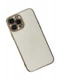 Newface Apple iPhone 14 Pro Max Kılıf Volet Silikon - Beyaz
