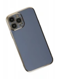 Newface Apple iPhone 14 Pro Max Kılıf Volet Silikon - Mavi