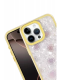 Newface Apple iPhone 14 Pro Max Lumi Desenli Kapak - Sarı