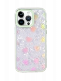 Newface Apple iPhone 14 Pro Max Lumi Desenli Kapak - Yeşil
