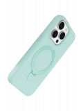 Newface Apple iPhone 14 Pro Max Regal Magsafe Standlı Kapak - Su Yeşili