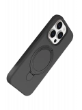 Newface Apple iPhone 14 Pro Max Regal Magsafe Standlı Kapak - Titan Gri