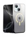 Newface Apple iPhone 14 Pummel Shiny Magsafe Kapak - Siyah