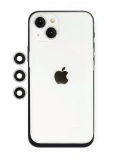 Newface Apple iPhone 14 Shine Kamera Lens - Gümüş