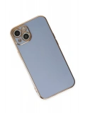 Newface Apple iPhone 15 Kılıf Volet Silikon - Mavi