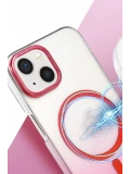 Newface Apple iPhone 15 Plus Glossy Magsafe Kapak - Mor