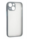 Newface Apple iPhone 15 Plus Kılıf Montreal Silikon Kapak - Gri