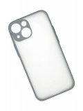 Newface Apple iPhone 15 Plus Kılıf Montreal Silikon Kapak - Gri