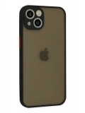 Newface Apple iPhone 15 Plus Kılıf Montreal Silikon Kapak - Siyah