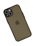Newface Apple iPhone 15 Plus Kılıf Montreal Silikon Kapak - Siyah