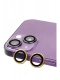 Newface Apple iPhone 15 Plus Raze Metal Kamera Lens - Sarı