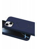 Newface Apple iPhone 15 Plus Regal Magsafe Standlı Kapak - Lacivert
