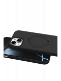 Newface Apple iPhone 15 Plus Regal Magsafe Standlı Kapak - Siyah