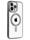 Newface Apple iPhone 15 Pro Kılıf Kronos Magsafe Kapak - Siyah