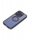 Newface Apple iPhone 15 Pro Kılıf Slot Silikon - Mor