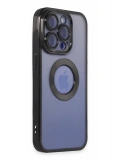 Newface Apple iPhone 15 Pro Kılıf Slot Silikon - Siyah