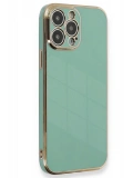 Newface Apple iPhone 15 Pro Kılıf Volet Silikon - Açık Yeşil