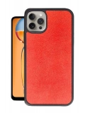Newface Apple iPhone 15 Pro Max Kılıf Aras Deri Kapak - Kırmızı