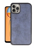 Newface Apple iPhone 15 Pro Max Kılıf Aras Deri Kapak - Lacivert