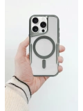 Newface Apple iPhone 15 Pro Max Kılıf Boyi Magsafe Silikon Kapak - Yeşil