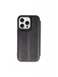 Newface Apple iPhone 15 Pro Max Kılıf Flip Cover - Siyah