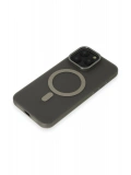 Newface Apple iPhone 15 Pro Max Kılıf Lodos Magneticsafe Mat Kapak - Titan Gri
