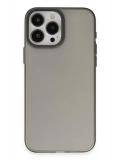 Newface Apple iPhone 15 Pro Max Kılıf Modos Metal Kapak - Siyah