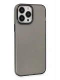 Newface Apple iPhone 15 Pro Max Kılıf Modos Metal Kapak - Siyah