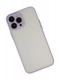 Newface Apple iPhone 15 Pro Max Kılıf Montreal Silikon Kapak - Mor