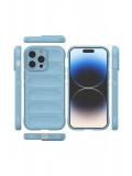 Newface Apple iPhone 15 Pro Max Kılıf Optimum Silikon - Sky Blue