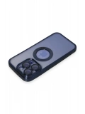 Newface Apple iPhone 15 Pro Max Kılıf Slot Silikon - Lacivert