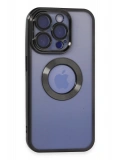 Newface Apple iPhone 15 Pro Max Kılıf Slot Silikon - Siyah