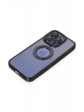 Newface Apple iPhone 15 Pro Max Kılıf Slot Silikon - Siyah