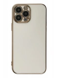 Newface Apple iPhone 15 Pro Max Kılıf Volet Silikon - Beyaz