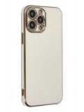 Newface Apple iPhone 15 Pro Max Kılıf Volet Silikon - Beyaz