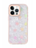 Newface Apple iPhone 15 Pro Max Lumi Desenli Kapak - Pembe