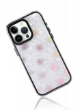 Newface Apple iPhone 15 Pro Max Lumi Desenli Kapak - Siyah