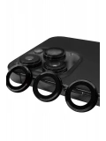 Newface Apple iPhone 15 Pro Max Raze Metal Kamera Lens - Siyah